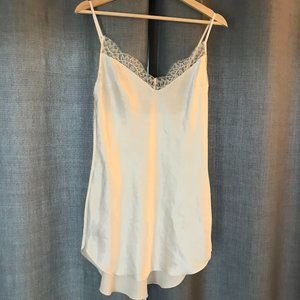Victoria's Secret white satin chemise/slip